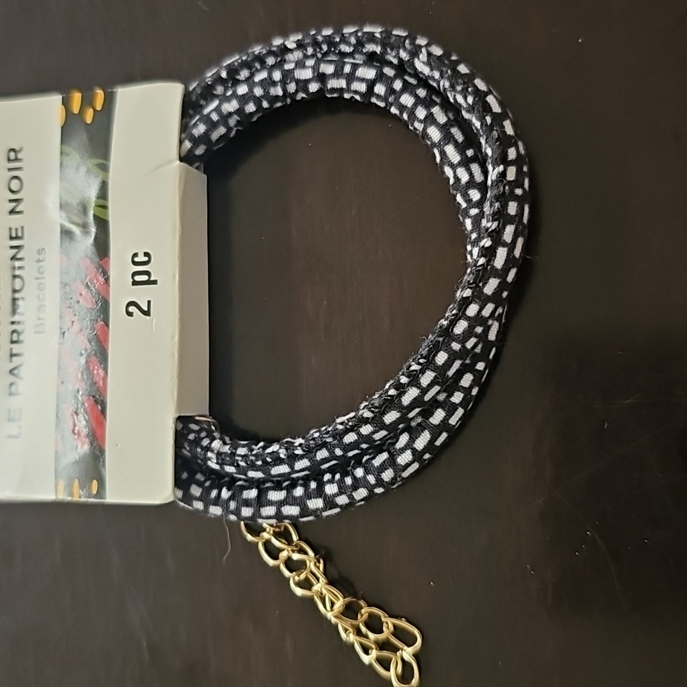 Black and White Patterned Bracelets